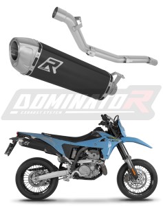 Suzuki DR-Z4SM / DR-Z4S 2025 - 2026 Toba de esapament S6 NEGRU + dB killer