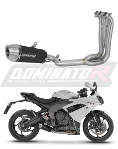 Triumph Daytona 660 2024 - 2026 Sistem complet cu colector si toba de esapament S3 NEGRU + dB killer