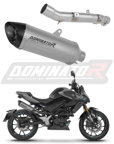 exhaust muffler DOMINATOR titanium HP8 fits to CF MOTO 125 NK 2025  2026