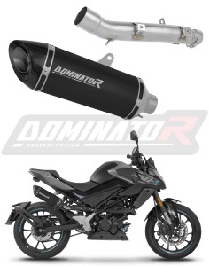 CF MOTO 125 NK 2025 - 2026 Toba de esapament HP8 NEGRU + dB killer