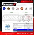 exhaust muffler DOMINATOR GPS fits to Kawasaki Z900 2025 2026 6