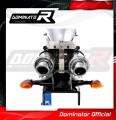 FZ6 FAZER S2 Exhaust Yamaha Muffler Auspuff Sportauspuff Silencer Echappement Silencieux Scarico Scarichi Escape Wydech Tłumik ROUND 2006 - 2010 DOMINATOR 7