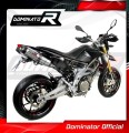 SMV 750 DORSODURO Exhaust Aprilia Muffler Auspuff Sportauspuff Silencer Echappement Silencieux Scarico Scarichi Escape Carbon Tip HP1 2008 - 2016 Dominator 2