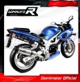 SV 650 S EXHAUST Suzuki Muffler Auspuff Sportauspuff Silencer Echappement Silencieux Scarico Scarichi Escape Wydech Tłumik Carbon Tip HP1 1999 - 2002 Dominator 2