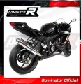ZX6R ZX636 EXHAUST Kawasaki Muffler Auspuff Sportauspuff Silencer Echappement Silencieux Scarico Scarichi Escape Wydech Tłumik ROUND 2009 - 2016 Dominator 2